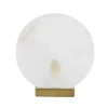 Maisons Du Monde Lampes à Poser Lampe En Métal Doré Et Cercle En Alabatre Blanche H32 -Luminaires Soldes 202 lampe en metal dore et cercle en alabatre blanche h32 1000 15 18 226625 1