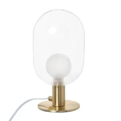 Maisons Du Monde Lampes à Poser Lampe En Métal Doré Et Verre