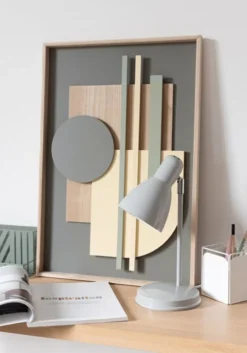 Maisons Du Monde Lampes à Poser Lampe En Métal Gris -Luminaires Soldes 202 lampe en metal gris 1000 12 39 224514 3