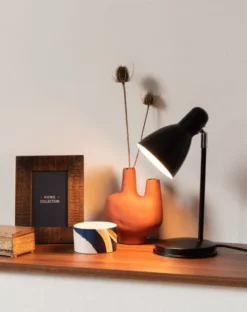 Maisons Du Monde Lampes à Poser Lampe En Métal Noir -Luminaires Soldes 202 lampe en metal noir 1000 10 37 224512 3