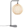 Maisons Du Monde Lampes à Poser Lampe En Métal Noir Abat-jour Rond En Bambou -Luminaires Soldes 202 lampe en metal noir abat jour rond en bambou 1000 2 12 223790 1