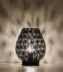 Lussiol Lighting Lampes à Poser Lampe En Métal Noir H.25 Cm -Luminaires Soldes 202 lampe en metal noir h 25 cm 2