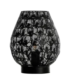 Lussiol Lighting Lampes à Poser Lampe En Métal Noir H.25 Cm