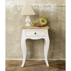 Maisons Du Monde Lampes à Poser Lampe En Paulownia Et Abat-jour Coloris Lin -Luminaires Soldes 202 lampe en paulownia et abat jour coloris lin 1000 6 14 153108 6