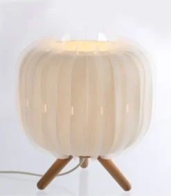 Lussiol Lighting Lampes à Poser Lampe En Polypropylène Blanc H.20 Cm -Luminaires Soldes 202 lampe en polypropylene blanc h 20 cm 3