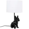 Maisons Du Monde Lampes à Poser Lampe En Polyrésine Noire Et Abat-jour Blanc -Luminaires Soldes 202 lampe en polyresine noire et abat jour blanc 1000 13 12 227439 1