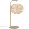 Maisons Du Monde Lampes à Poser Lampe En Rotin Et Métal Doré -Luminaires Soldes 202 lampe en rotin et metal dore 1000 5 9 228502 1
