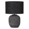 Maisons Du Monde Lampes à Poser Lampe En Terre Cuite Noire Et Abat-jour En Jute Teinté Noir H65 -Luminaires Soldes 202 lampe en terre cuite noire et abat jour en jute teinte noir h65 1000 14 32 226352 1