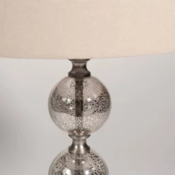 Maisons Du Monde Lampes à Poser Lampe En Verre Avec Abat-jour Beige -Luminaires Soldes 202 lampe en verre avec abat jour beige 1000 2 2 144978 8