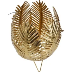 Kare Design Lampes à Poser Lampe Feuilles En Acier Doré -Luminaires Soldes 202 lampe feuilles en acier dore 4