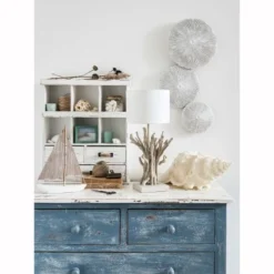 Maisons Du Monde Lampes à Poser Lampe Imitation Bois Flotté Et Abat-jour Blanc -Luminaires Soldes 202 lampe imitation bois flotte et abat jour blanc 1000 12 26 119131 5