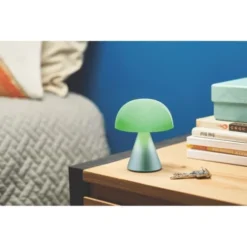 Lexon Lampes à Poser Lampe LED Portable Medium En Aluminium Bleu Céladon -Luminaires Soldes 202 lampe led portable medium en aluminium bleu celadon 5