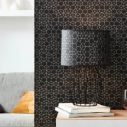 Brilliant Lampes à Poser Lampe Métal Noir H37,5cm -Luminaires Soldes 202 lampe metal noir h37 5cm 1