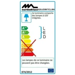 Martinelli Luce Lampes à Poser Lampe Nomade LED H35cm -Luminaires Soldes 202 lampe nomade led h35cm 3