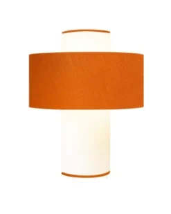 Abat-jours Lampes à Poser Lampe Noir D 35 Cm -Luminaires Soldes 202 lampe orange d 35 cm