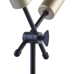 ATHM DESIGN Lampes à Poser Lampe Pied Métal Noir -Luminaires Soldes 202 lampe pied metal noir 2