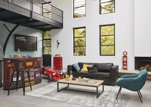 Maisons Du Monde Lampes à Poser Lampe Range CD Rouge H95 ROUTE 66 4 Maisons Du Monde Lampes à Poser Lampe Range CD Rouge H95 ROUTE 66 – Image 2