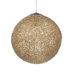 Beliani Suspensions Lampe Ronde Doré -Luminaires Soldes 202 lampe ronde dore 3