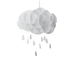 Beliani Suspensions Lampe Suspension Blanche