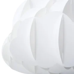 Beliani Suspensions Lampe Suspension Blanche -Luminaires Soldes 202 lampe suspension blanche 3