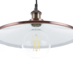 Beliani Suspensions Lampe Suspension Cuivré -Luminaires Soldes 202 lampe suspension cuivre 3