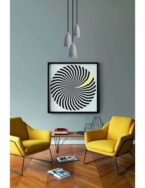 Gone's Lustres Lampe Suspension En Béton Accessoires Cuivrés 4 Gone's Lustres Lampe Suspension En Béton Accessoires Cuivrés – Image 2