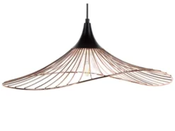 Beliani Suspensions Lampe Suspension En Métal Cuivré