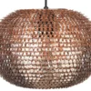 Beliani Suspensions Lampe Suspension En Métal Cuivré