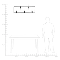 Beliani Suspensions Lampe Suspension Noir -Luminaires Soldes 202 lampe suspension noir 5