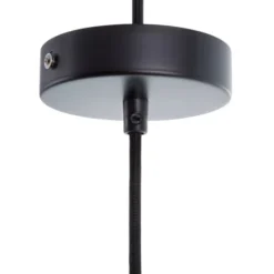 Beliani Suspensions Lampe Suspension Noir Et Doré -Luminaires Soldes 202 lampe suspension noir et dore 5