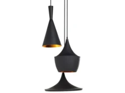 Beliani Suspensions Lampe Suspension Noire