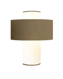 Abat-jours Lampes à Poser Lampe Taupe D 35 Cm