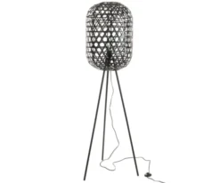 Meubles & Design Lampadaires Lampe Trépieds Style Ethnique Bambou