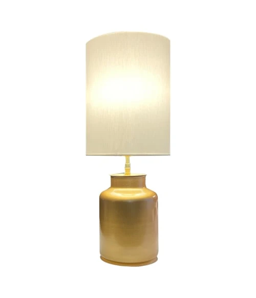 Abat-jours Lampes à Poser Lampe Two Gold By LumLum T 20 X H 50 3 Abat-jours Lampes à Poser Lampe Two Gold By LumLum T 20 X H 50