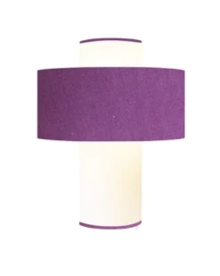 Abat-jours Lampes à Poser Lampe Chocolat D 35cm -Luminaires Soldes 202 lampe violet d 35 cm 3