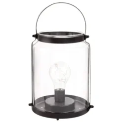 Maisons Du Monde Lanternes Lanterne Ampoule Lumineuse En Verre Et Métal