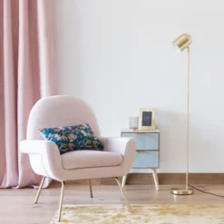 Maisons Du Monde Lampadaires Liseuse En Métal Doré H140 -Luminaires Soldes 202 liseuse en metal dore h140 1000 3 3 195163 3