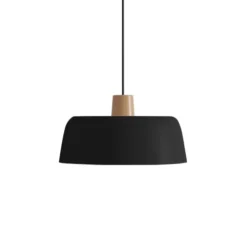 Potiron Paris Suspensions Luminaire Suspension En Métal Noir Et Bois -Luminaires Soldes 202 luminaire suspension en metal noir et bois 1