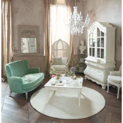 Maisons Du Monde Lustres Lustre à Pampilles En Métal Blanc D75 -Luminaires Soldes 202 lustre a pampilles en metal blanc d75 1000 10 10 117803 12