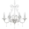 Beliani Lustres Lustre Blanc -Luminaires Soldes 202 lustre blanc