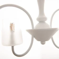 Keria Lustres Lustre En Glass Blanc -Luminaires Soldes 202 lustre en glass blanc 4