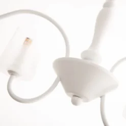 Keria Lustres Lustre En Glass Blanc -Luminaires Soldes 202 lustre en glass blanc 5