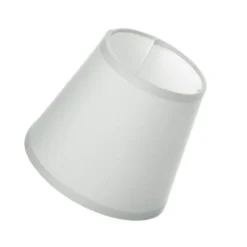 Unimasa Lampes à Poser Petit Abat-jour Gris Clair