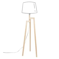 Maisons Du Monde Lampadaires Pied De Lampadaire En Hévéa Clair H132