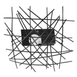 Tosel Suspensions Plafonnier Acier Noir