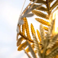 QAZQA Suspensions Plafonnier En Acier Doré/laiton -Luminaires Soldes 202 plafonnier en acier dore laiton 16