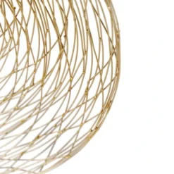 QAZQA Suspensions Plafonnier En Acier Doré/laiton -Luminaires Soldes 202 plafonnier en acier dore laiton 3