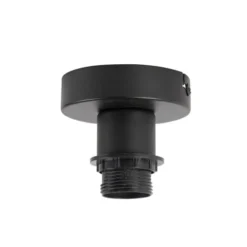 QAZQA Suspensions Plafonnier En Acier Noir -Luminaires Soldes 202 plafonnier en acier noir 8