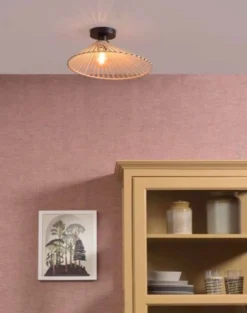 Good & Mojo Suspensions Plafonnier En Bambou Asymétrique D40 -Luminaires Soldes 202 plafonnier en bambou asymetrique d40 1