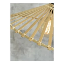 Good & Mojo Suspensions Plafonnier En Bambou Asymétrique D40 -Luminaires Soldes 202 plafonnier en bambou asymetrique d40 4